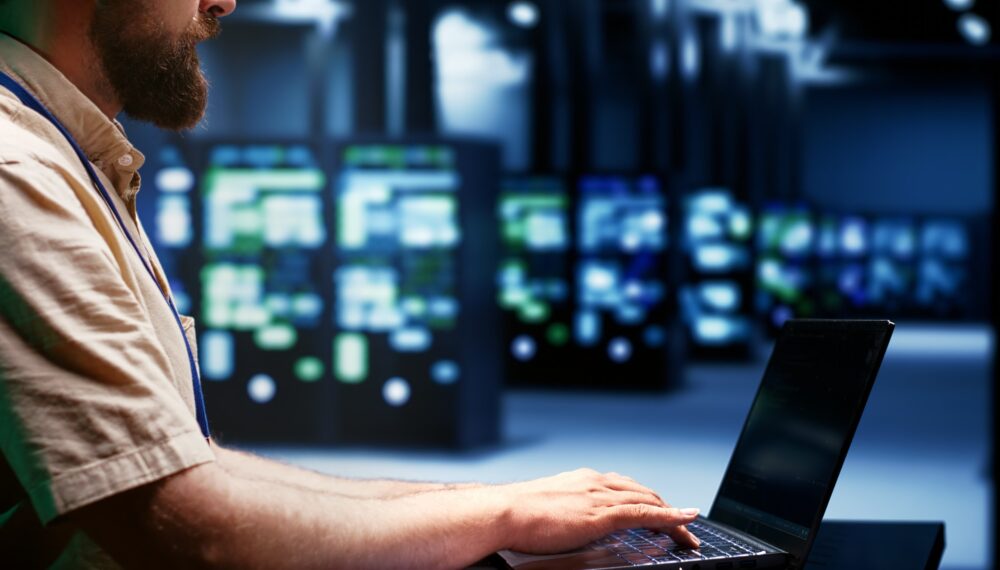 Admin doing server mainframes audit